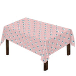 Polar Bear Reading Book Pattern Print Tablecloth