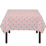 Polar Bear Reading Book Pattern Print Tablecloth