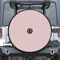 Polar Bear Reading Book Pattern Print Tire Cover With Camera Hole