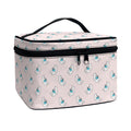 Polar Bear Reading Book Pattern Print Travel Makeup Bag