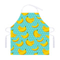 Polka Dot Banana Pattern Print Adjustable Apron