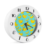 Polka Dot Banana Pattern Print Alarm Clock