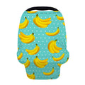 Polka Dot Banana Pattern Print Baby Seat Cover