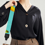 Polka Dot Banana Pattern Print Bag Strap