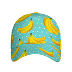 Polka Dot Banana Pattern Print Baseball Cap