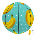 Polka Dot Banana Pattern Print Basketball