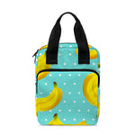 Polka Dot Banana Pattern Print Bible Tote Bag