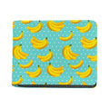 Polka Dot Banana Pattern Print Bifold Wallet