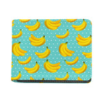 Polka Dot Banana Pattern Print Bifold Wallet