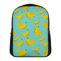Polka Dot Banana Pattern Print Casual Backpack