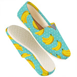 Polka Dot Banana Pattern Print Casual Shoes