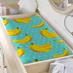 Polka Dot Banana Pattern Print Changing Pad Cover