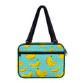 Polka Dot Banana Pattern Print Double Strap Bible Bag