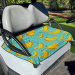 Polka Dot Banana Pattern Print Golf Cart Seat Cover