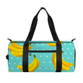 Polka Dot Banana Pattern Print Gym Bag