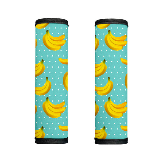 Polka Dot Banana Pattern Print Handle Covers