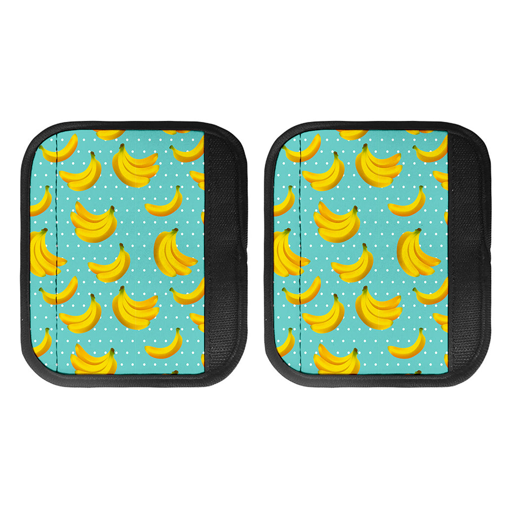 Polka Dot Banana Pattern Print Handle Covers