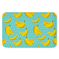 Polka Dot Banana Pattern Print Indoor Door Mat