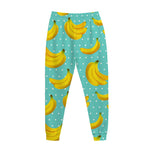 Polka Dot Banana Pattern Print Jogger Pants