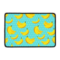 Polka Dot Banana Pattern Print Kitchen Mat