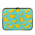 Polka Dot Banana Pattern Print Laptop Sleeve