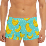 Polka Dot Banana Pattern Print Men's Short Boxer Briefs