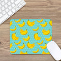 Polka Dot Banana Pattern Print Mouse Pad