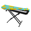 Polka Dot Banana Pattern Print Piano Keyboard Cover