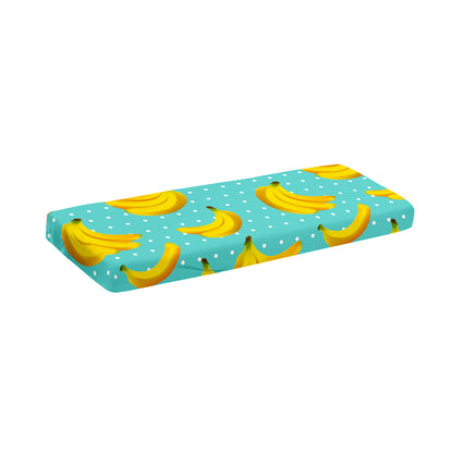 Polka Dot Banana Pattern Print Piano Keyboard Cover