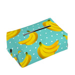 Polka Dot Banana Pattern Print Rectangle Tissue Box Cover