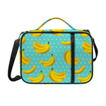 Polka Dot Banana Pattern Print Shoulder Strap Bible Bag