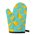 Polka Dot Banana Pattern Print Single Oven Mitt