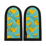 Polka Dot Banana Pattern Print Skillet Handle Cover