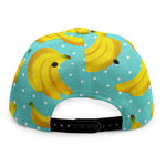 Polka Dot Banana Pattern Print Snapback Cap
