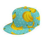 Polka Dot Banana Pattern Print Snapback Cap