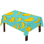Polka Dot Banana Pattern Print Tablecloth