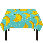 Polka Dot Banana Pattern Print Tablecloth