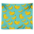 Polka Dot Banana Pattern Print Tapestry