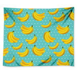 Polka Dot Banana Pattern Print Tapestry