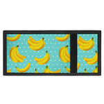 Polka Dot Banana Pattern Print Trifold Wallet
