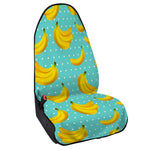 Polka Dot Banana Pattern Print Waterproof Car Seat Cover