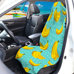 Polka Dot Banana Pattern Print Waterproof Car Seat Cover
