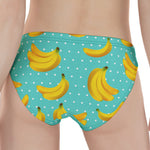 Polka Dot Banana Pattern Print Women's Panties