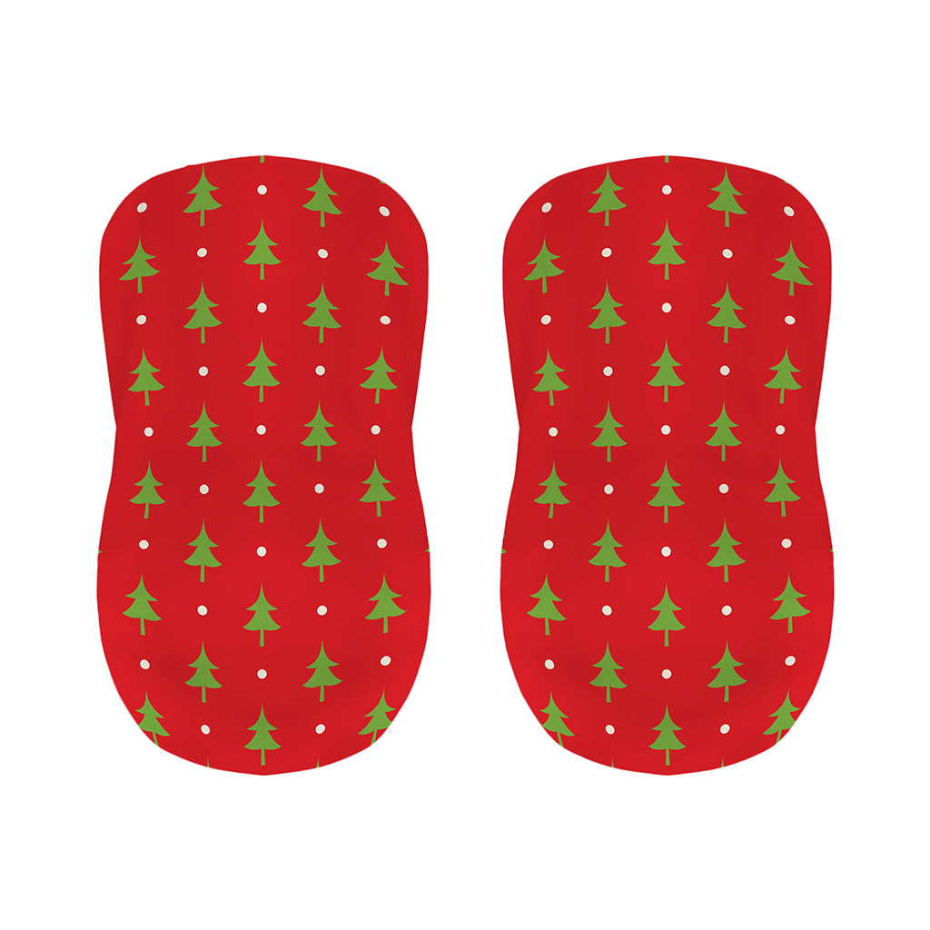 Polka Dot Christmas Tree Pattern Print Bar Stool Covers