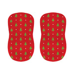 Polka Dot Christmas Tree Pattern Print Bar Stool Covers