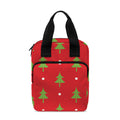 Polka Dot Christmas Tree Pattern Print Bible Tote Bag
