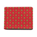 Polka Dot Christmas Tree Pattern Print Bifold Wallet