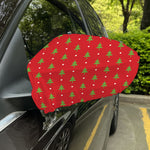 Polka Dot Christmas Tree Pattern Print Car Side Mirror Covers