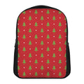 Polka Dot Christmas Tree Pattern Print Casual Backpack
