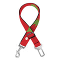 Polka Dot Christmas Tree Pattern Print Dog Seat Belt